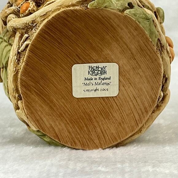 Harmony Kingdom 2003 Mel’s Melange Trinket Box Green Man Acorn Face 3.25" w/ Box - Picture 10 of 10